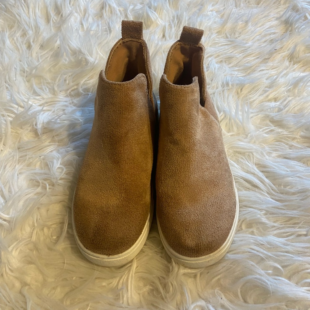 Tan Suede Ankle Boots